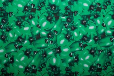 Baumwollstoff - Paprika Grün 