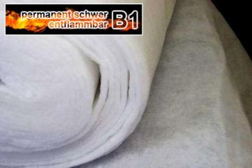 Wattevlies 1 cm TREVIRA CS - permanent schwer entflammbar 