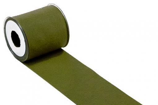 Filzband 1 mm - 10 cm - 5 Meter-Rolle - uni Oliv