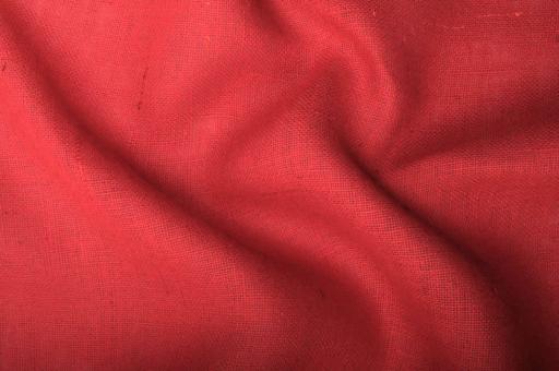 Jute farbig - 120 cm breit Rot