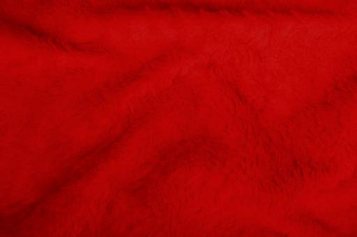Flausch-Fell einfarbig Rot