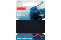 Elastic-Band 30mm - Schwarz - 1m 