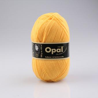 Opal Pullover- und Sockenwolle 100 g - Uni Sonnengelb