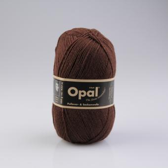 Opal Pullover- und Sockenwolle 100 g - Uni Dunkelbraun