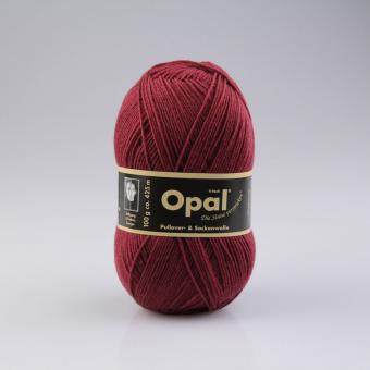 Opal Pullover- und Sockenwolle 100 g - Uni Burgund