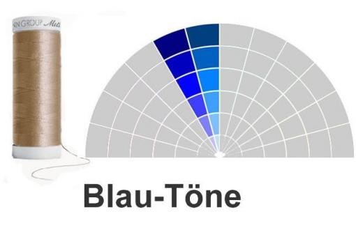 Nähgarn Amann Seralon - 200m Rolle - Blautöne 
