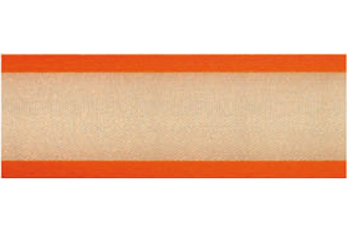 Organza/Satinband 25 mm - 25 m Rolle Orange