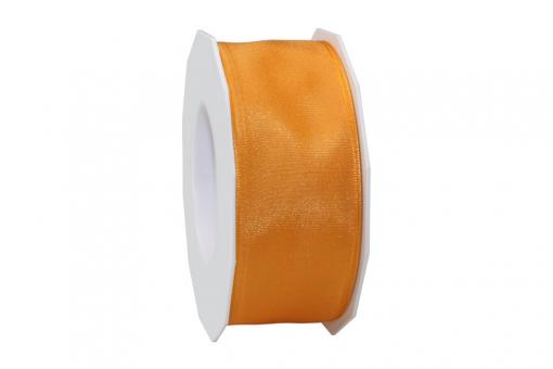 Drahtkantenband Rosanna - 40 mm - 20 Meter Orange