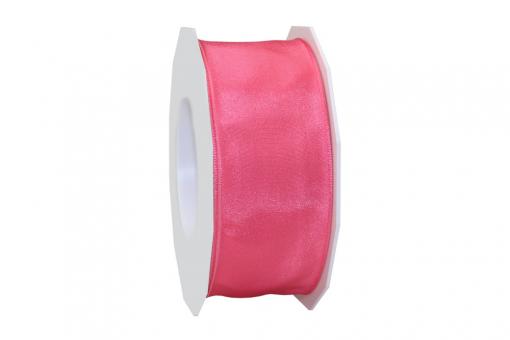Drahtkantenband Rosanna - 40 mm - 20 Meter Pink