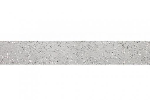 Glitzertüll-Band - 25 mm - 20 m-Rolle Silber
