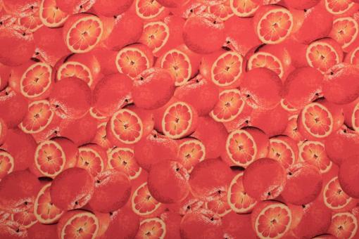 Baumwollstoff - Orange 