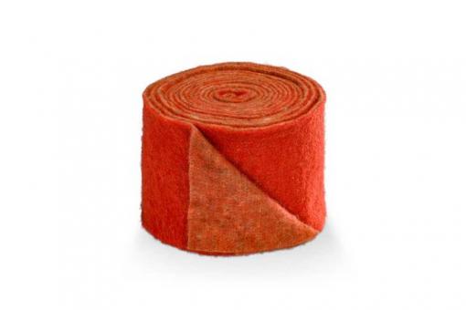 Wollfilz - 15 cm breit - 5/6 mm - 2 farbig - 5 Meter-Rolle Terra / Terra Melange