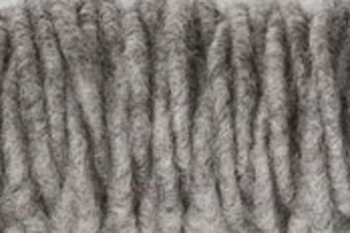 Wollkordel gefilzt - 5 mm - Jutekern Grau Melange