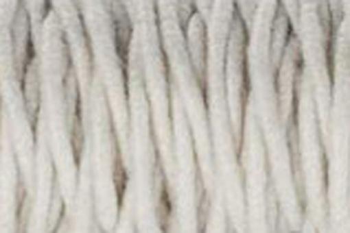 Wollkordel gefilzt - 5 mm - Jutekern Weiß