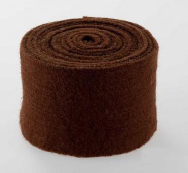 Wollfilz - 65 cm breit - 5/6 mm Braun
