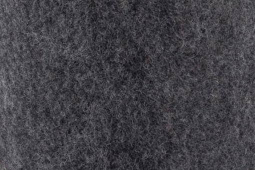 Wollfilz - 15 cm breit - 5 Meter-Rolle Dunkelgrau Melange