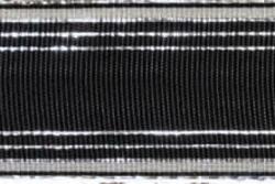 Stoffband Metallstreifen mit Draht 25 mm - 20 m Rolle Schwarz