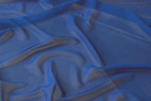 Chiffon Stoff Nachtblau
