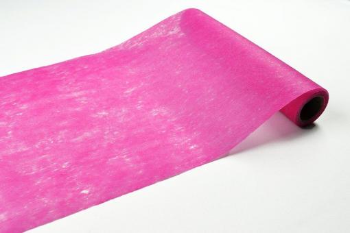 Vlies Tischläufer 30 cm - 10 Meter Rolle Pink