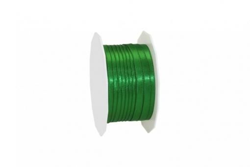 Satinband 6 mm - 25 m-Rolle Grün