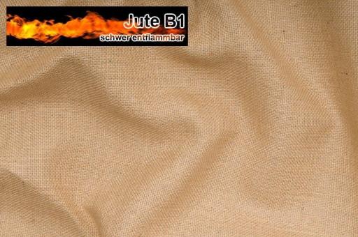 Jute schwer entflammbar - 130 cm breit 