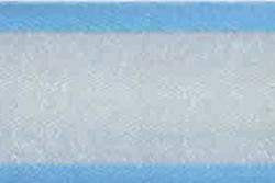 Organza/Satinband 15 mm - 25 m Rolle Hellblau