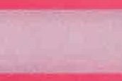 Organza/Satinband 10 mm - 50 m Rolle Pink
