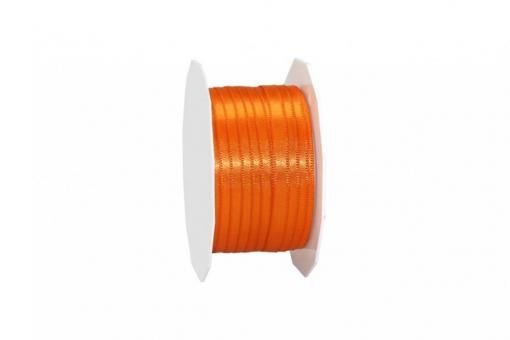 Satinband 6 mm - 25 m-Rolle Orange