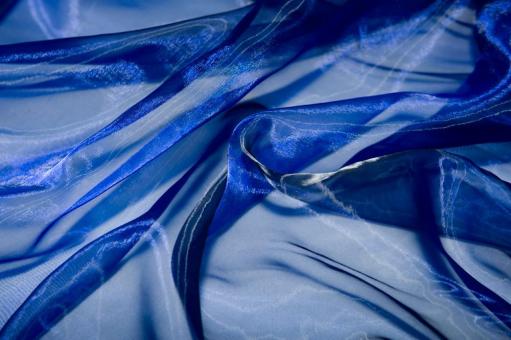 Organza Two Tone Royal/Nachtblau