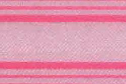 Organza-Band Streifen 25mm - 20m Rolle Pink