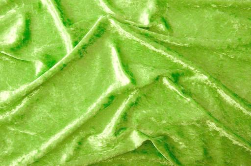 Pannesamt Stoff Apfelgrün