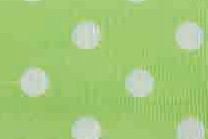 Stoffband Punkte mit Drahtkante 40 mm - 20 m Rolle Grün
