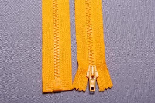 Kunststoff-Reißverschluss teilbar - 30 cm Gelb
