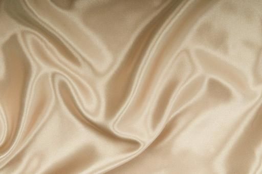 Satin Stoff Beige