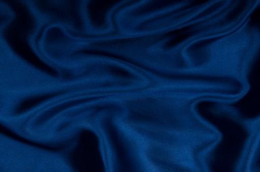 Satin Stoff Schwarzblau