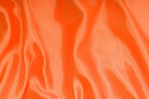 Satin Stoff Orange