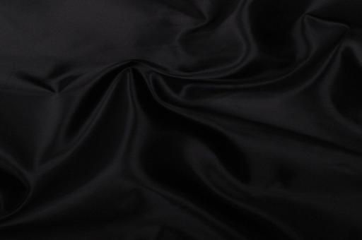 Satin Stoff Schwarz