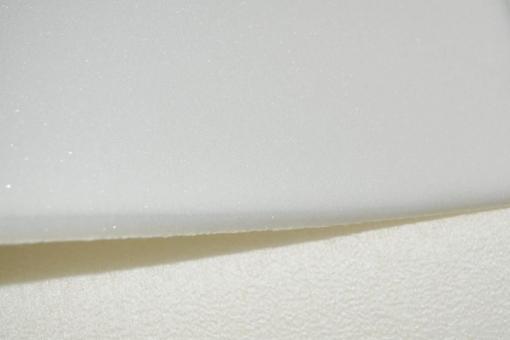 Schaumstoff-Platte Standard - 206 x 130 cm - 2 cm stark - Weiß 