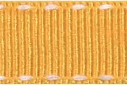 Band mit Ziernaht 15 mm - 15 m Rolle Gelb
