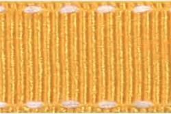 Band mit Ziernaht 15 mm - 15 m Rolle Gelb