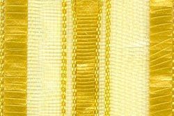Ziehschleifenband 40 mm - 25 Meter Gold