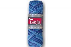 Twister Topflappen Bunt 50 g Blau-Töne
