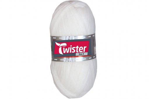 Twister Sockenwolle 100 g Weiß