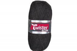 Twister Sockenwolle 100 g Mittelgrau
