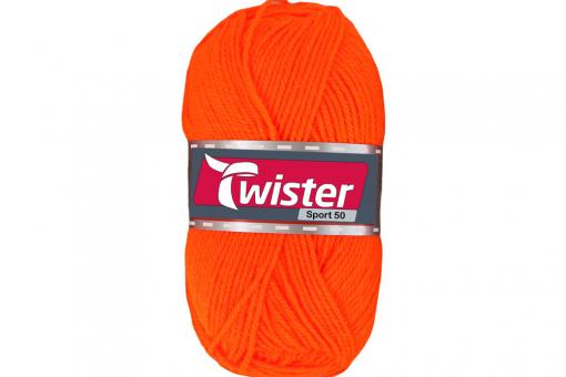 Twister Universalwolle 50 g Neonorange