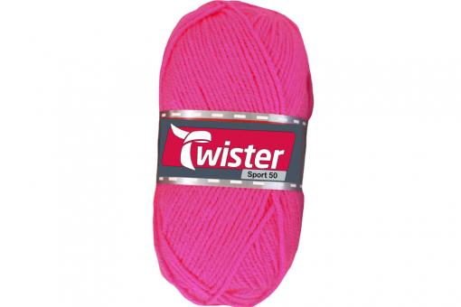 Twister Universalwolle 50 g Neonpink