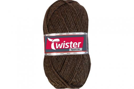 Twister Universalwolle 50 g Braun 