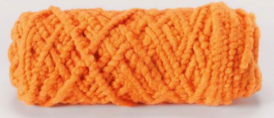 Wollkordel gefilzt - 10 mm - 25 Meter Rolle Orange